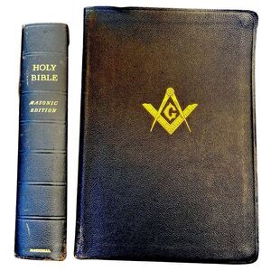 The Holy Bible Old and New Testaments King James Version Masonic Edition 1944